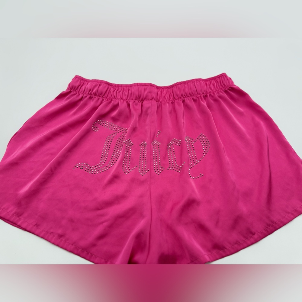 JUICY Couture Y2K Women’s Bling Sequin Lounge Comfy Sexy Sleep Short Sz Large - Picture 8 of 8